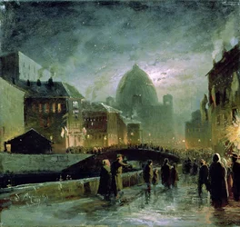 Illuminations in St. Petersburg, 1869